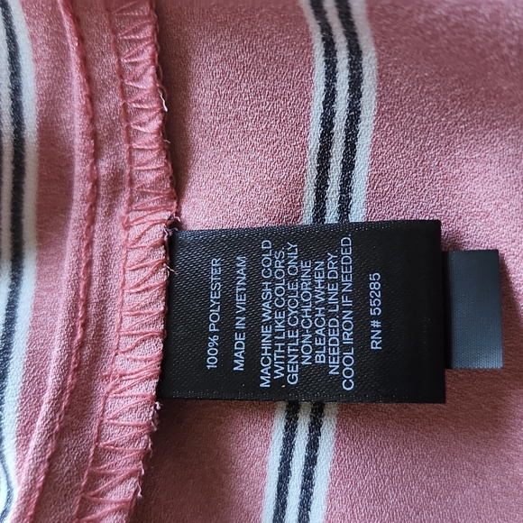 NWOT Express Striped Shirt Style Dress Size XS - Picture 6 of 6